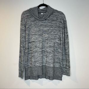 Gap Cowl Neck Tunic Sweater Oversized Gray Women’s XS